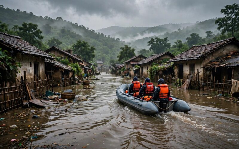 Nepal Floods Kill 21 as Rescuers Evacuate 3,000 People