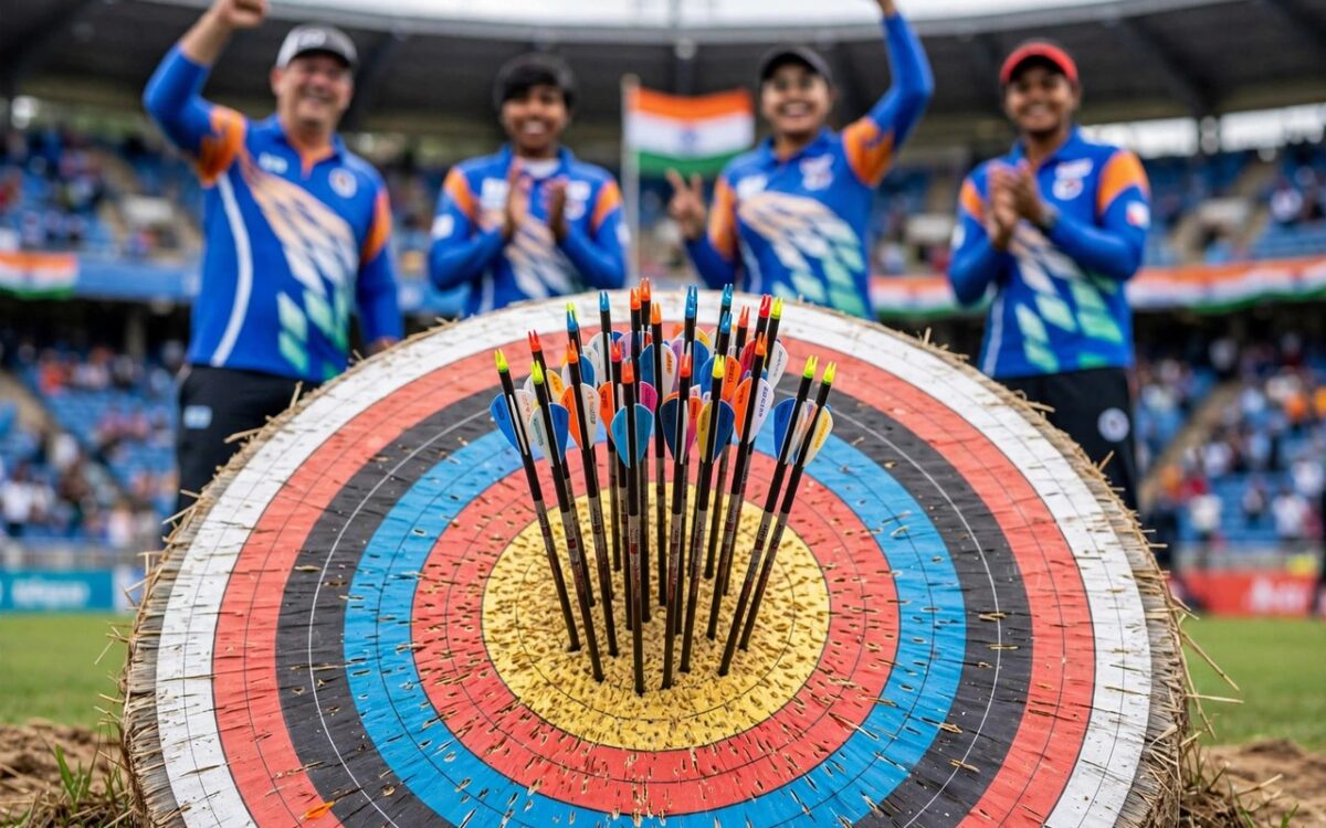 India win mixed compound gold at Asian Games