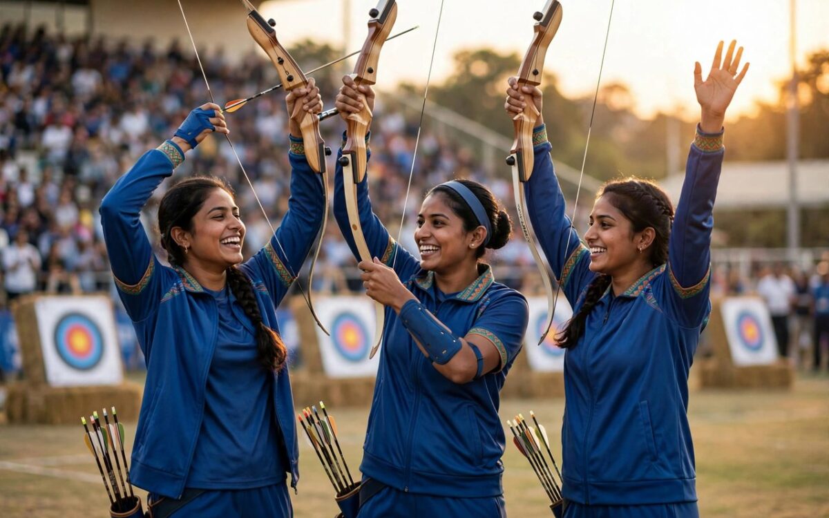 India's Women Archers Retain Asian Games Gold, Equal World Record