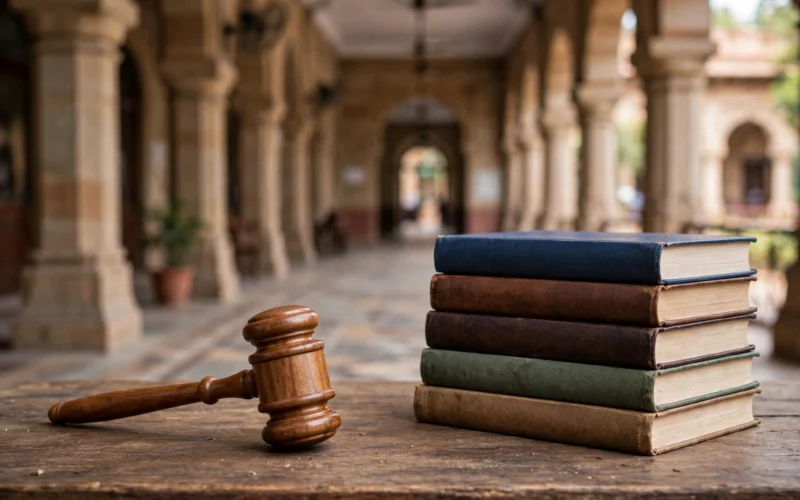 Legal books and gavel symbolising the Bengal bill row