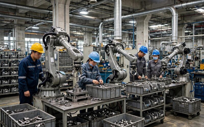 China factory activity returns to growth as PMI hits 50.1