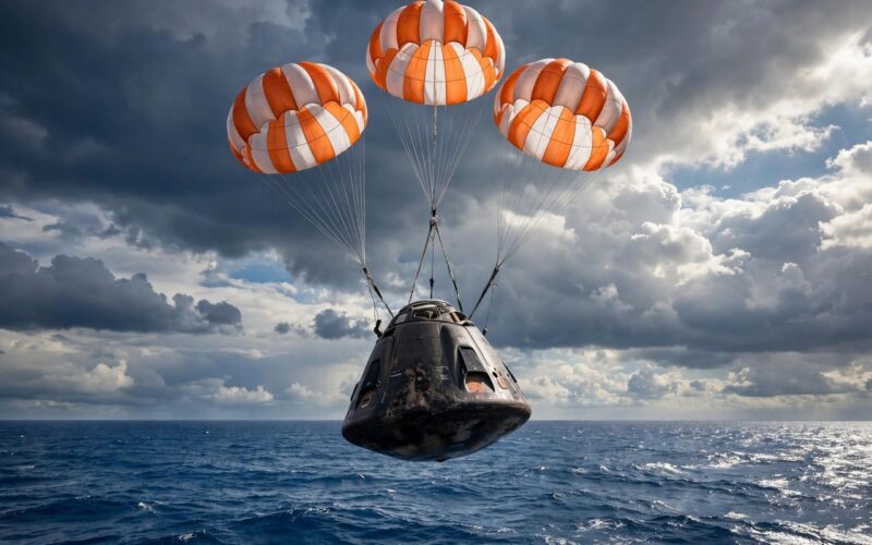 Crew-13 heads home aboard Dragon Caliber