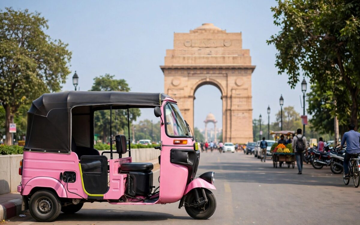 Delhi Launches DURGA Pink E-Auto Scheme