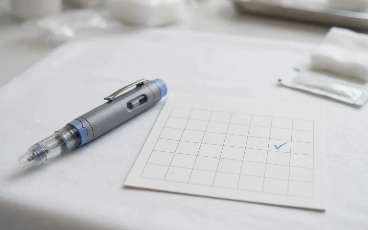 A prefilled once-weekly insulin pen