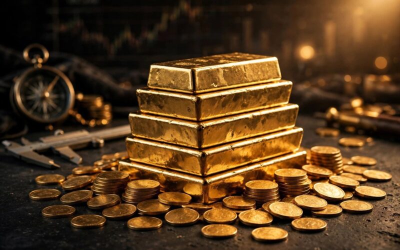 Gold hits record Rs 1.17 lakh on MCX, then eases