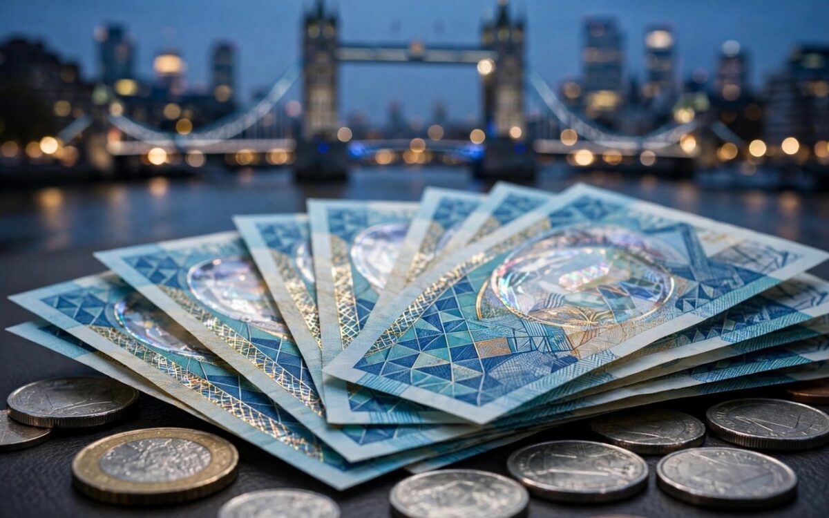 Pound Hits One-Month High After UK Growth Upgrade