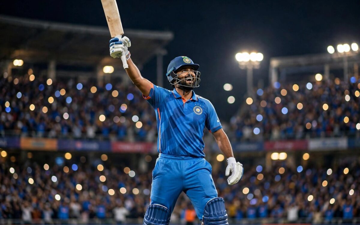 Rohit Joins 12,000-Run Club With 72-Ball Ton in Guwahati