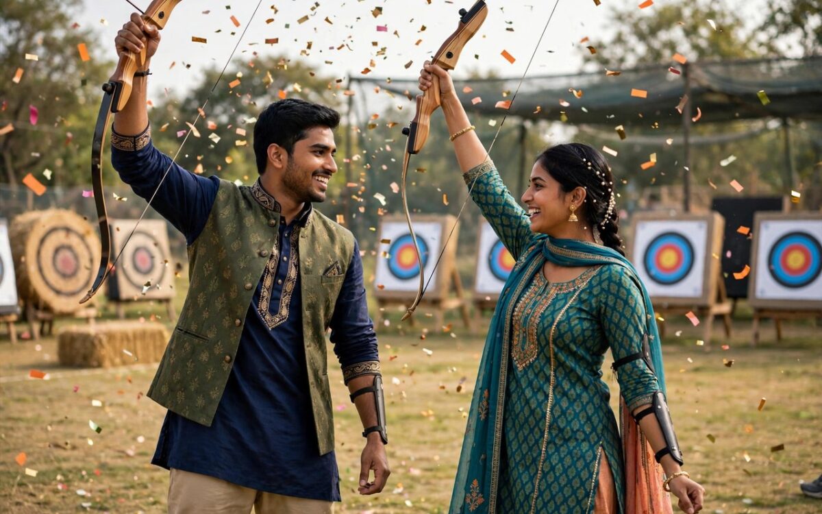 Mixed archery gold for India, plus a Los Angeles 2028 quota