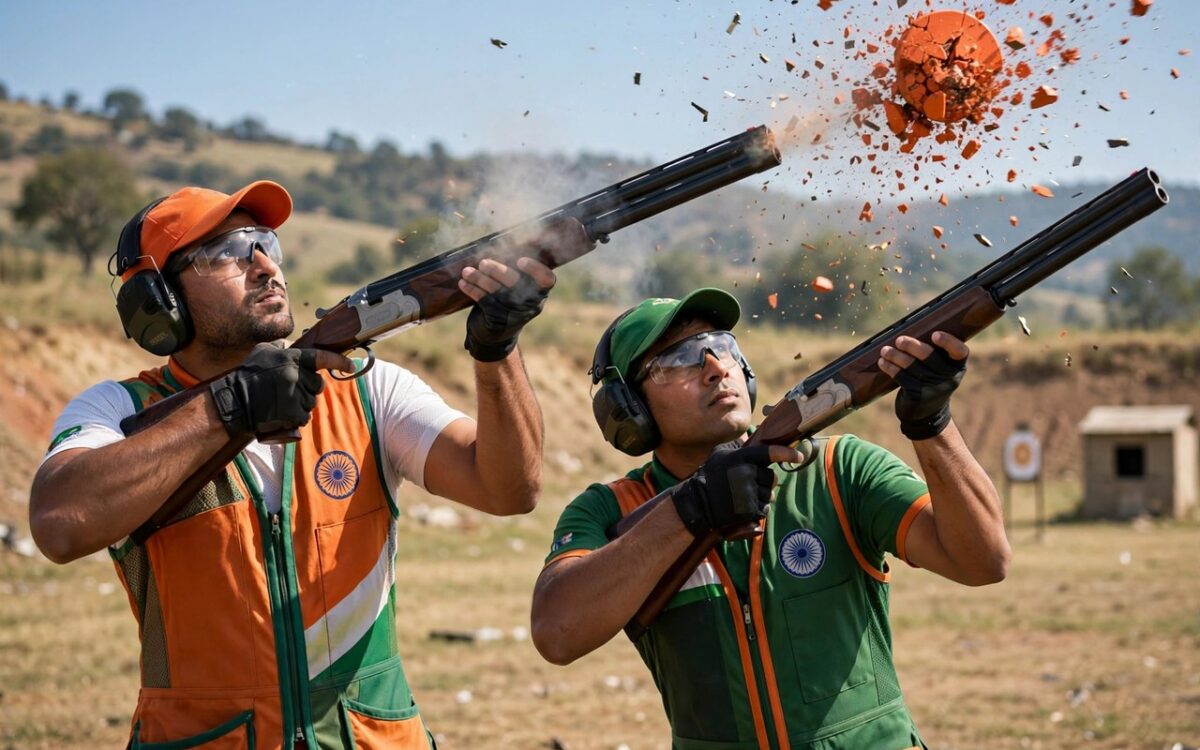 Trap gold for Neeru and Kynan with Asian Games record 34
