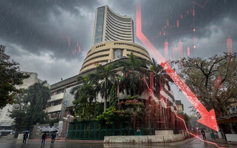 Sensex, Nifty at six-month lows as FIIs sell ₹9,980 crore
