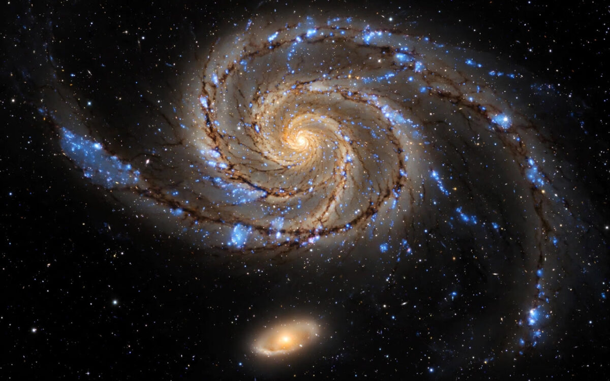 NASA's Picture of the Day: Peculiar Galaxy Arp 78 in Aries