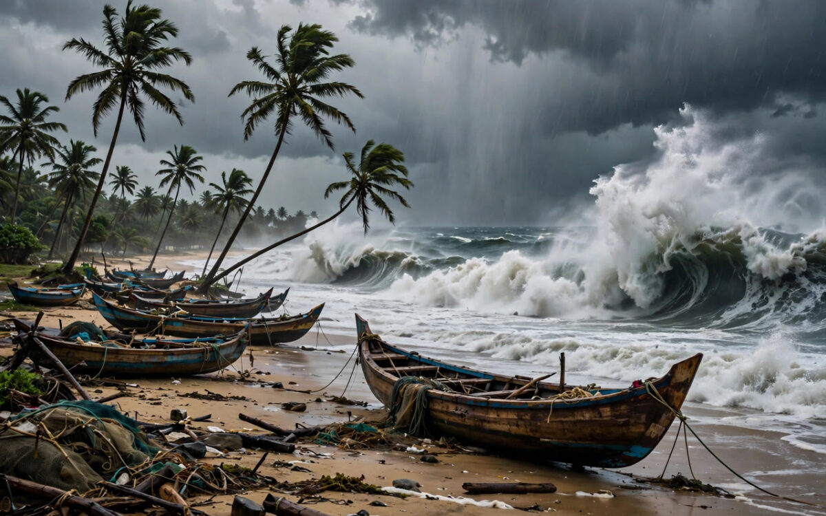 INCOIS Red Alert for Swell Surges Along Kerala Coast