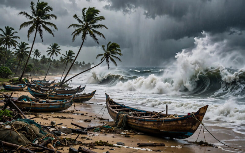INCOIS Red Alert for Swell Surges Along Kerala Coast