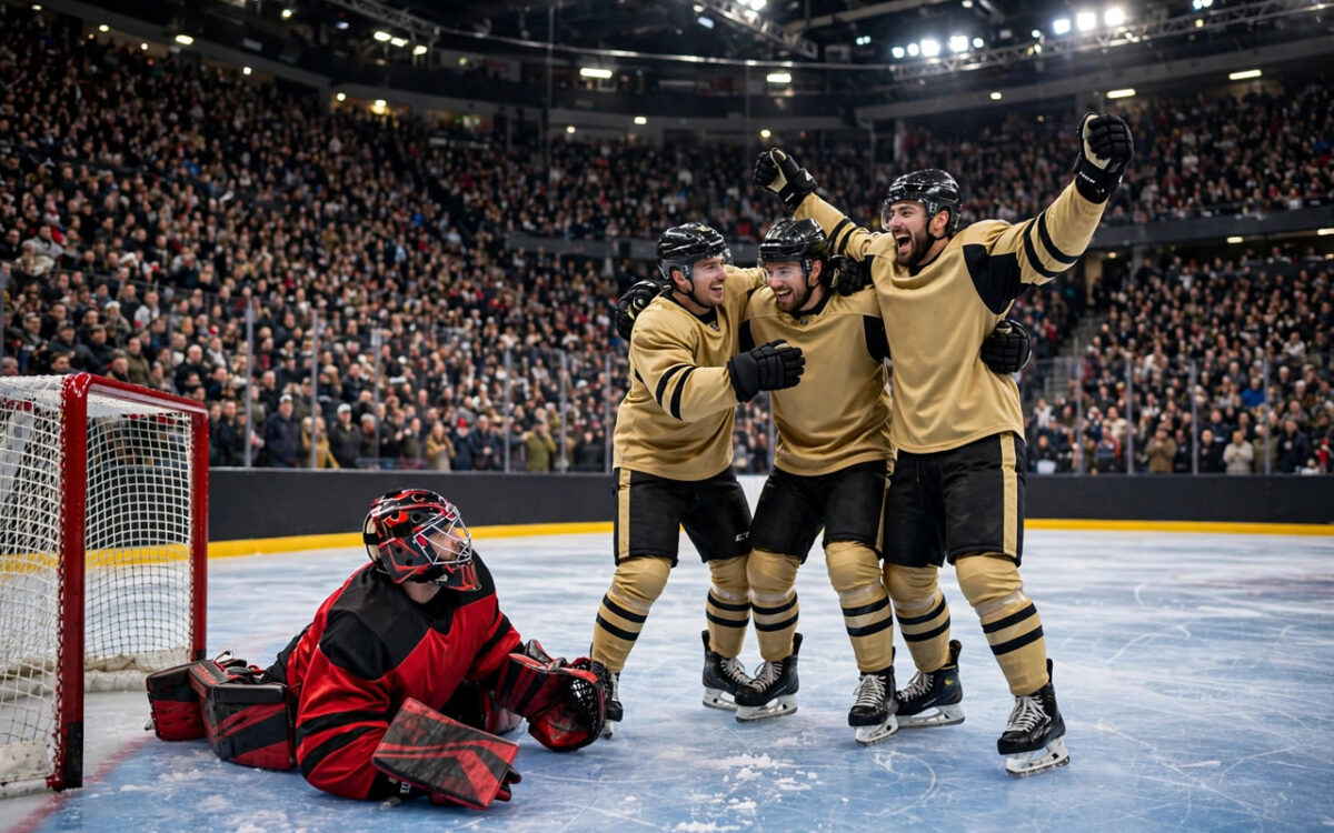 Golden Knights Beat Blackhawks 5-2 in Ryan Craig's Debut