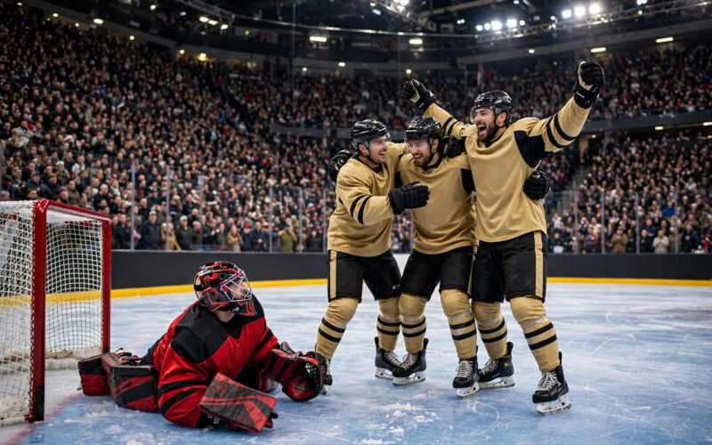 Golden Knights Beat Blackhawks 5-2 in Ryan Craig's Debut