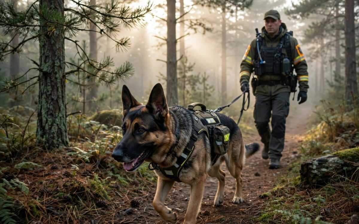 Search dog Archie finds three lost children in Colorado
