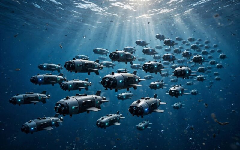 China sets record with 116 underwater drone swarm