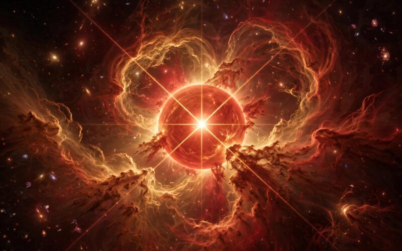 JWST spots elusive molecule around dying star