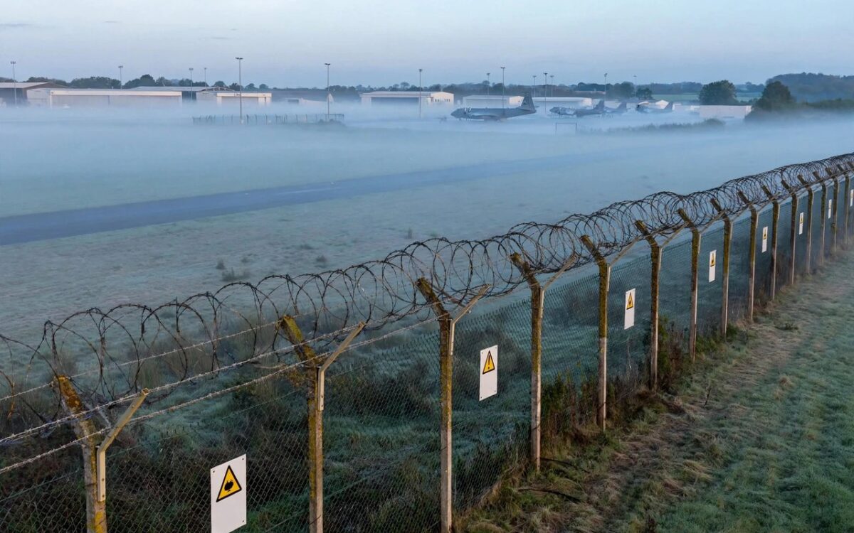 Five bailed over Iran-linked UK airbase trespass case