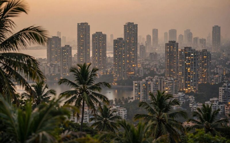 Income tax department office building exterior in Mumbai