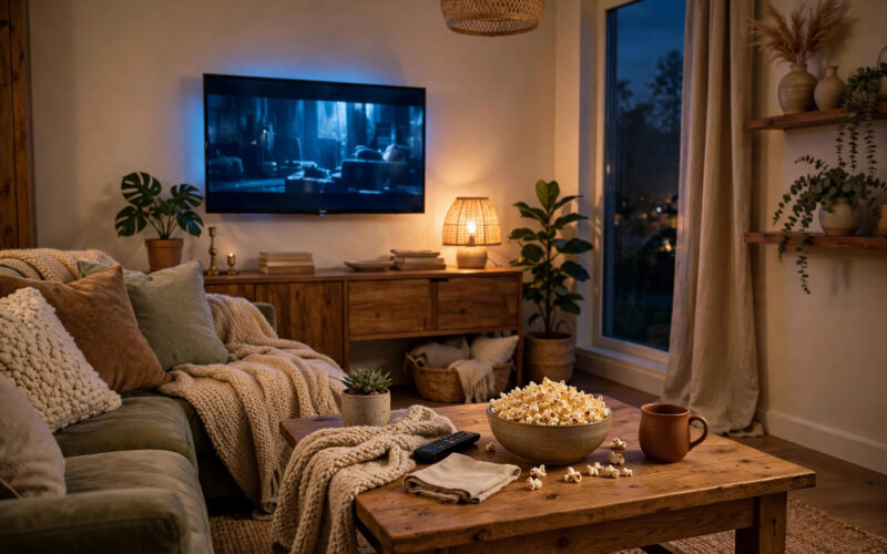 A living room set up for streaming as new shows and films release this week.