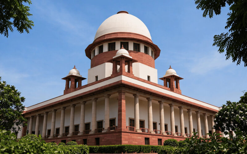 The Supreme Court of India building, where the plea was dismissed on Monday.
