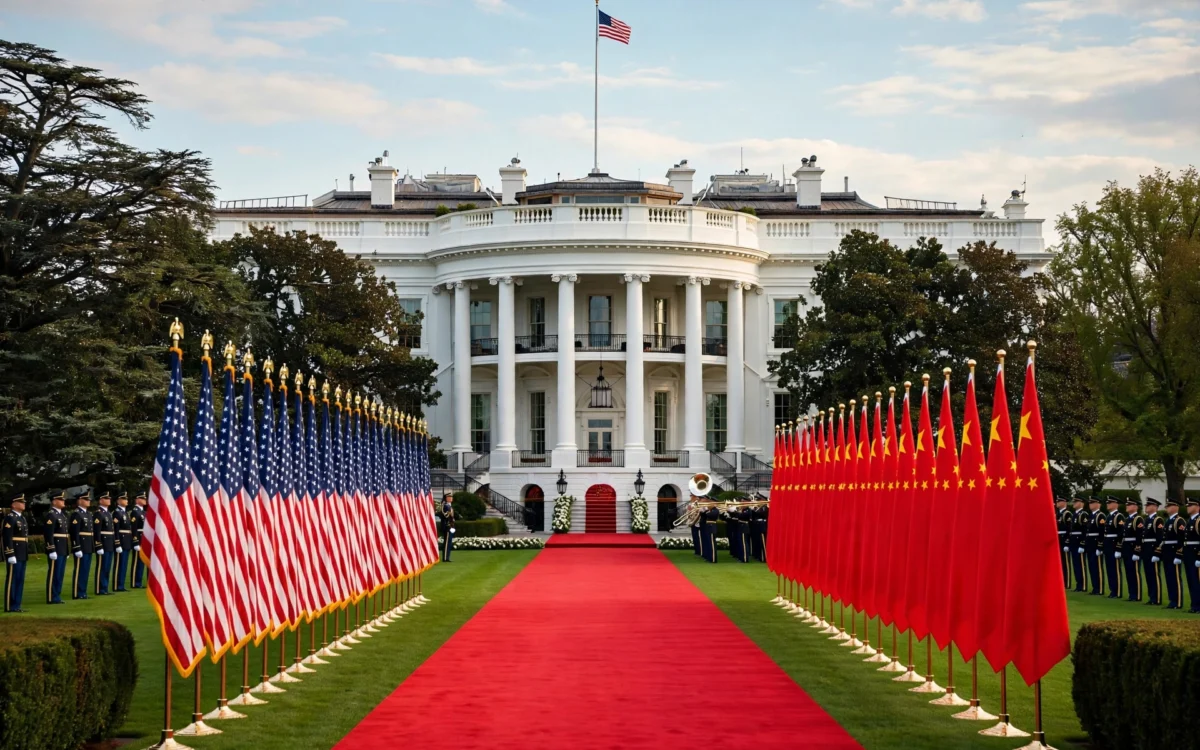 White House welcome ceremony for Chinese President Xi Jinping