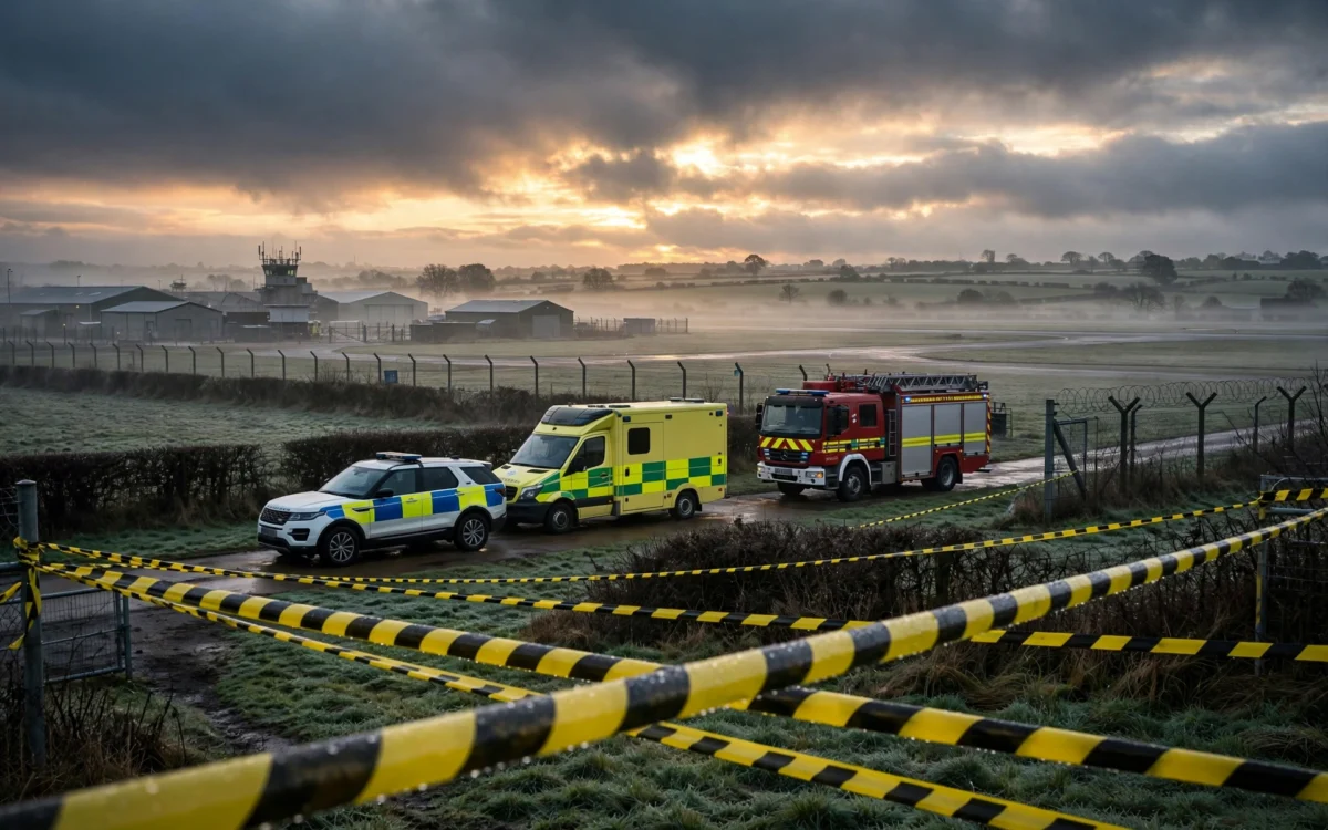 Five men arrested near RAF Fairford in counter-terrorism investigation