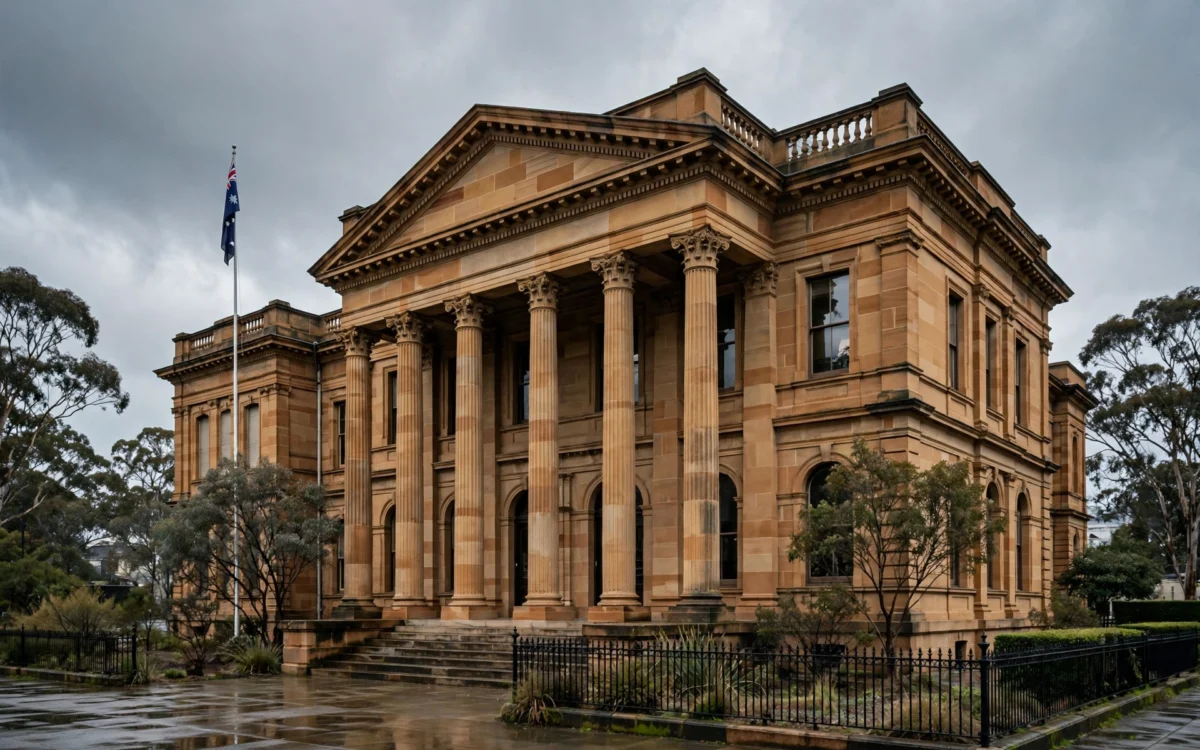 Australian courthouse exterior