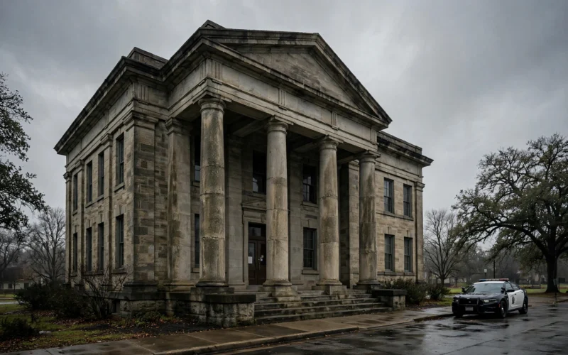 County courthouse where the Pennsylvania university officer faces charges