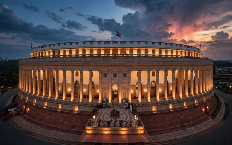 Parliament building symbolising the opposition alliance meeting