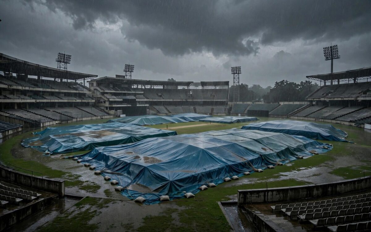 India vs West Indies 2nd ODI Under Weather Cloud