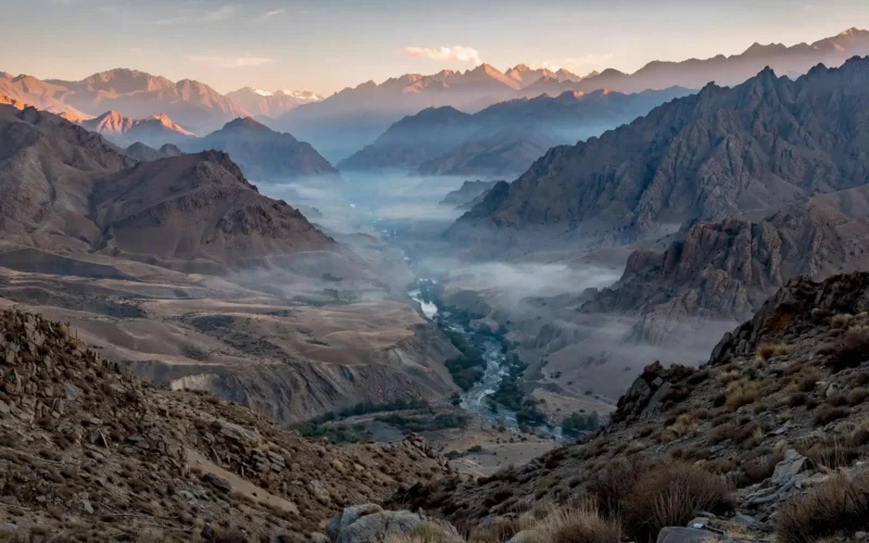 Mountainous border region between Afghanistan and Pakistan