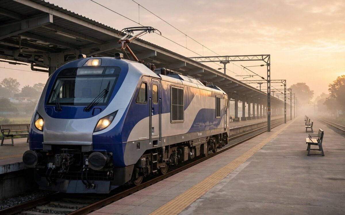 India's First LNG-Powered Train Rolls Out From Sabarmati