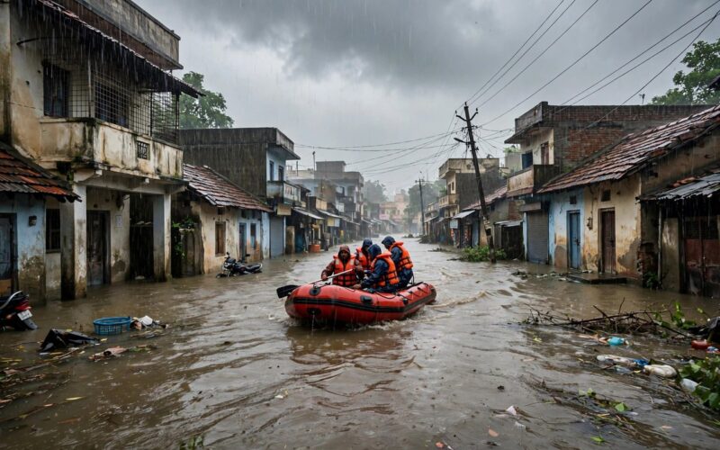 Monsoon Floods Kill 81 In UP; Odisha Evacuates 75,000