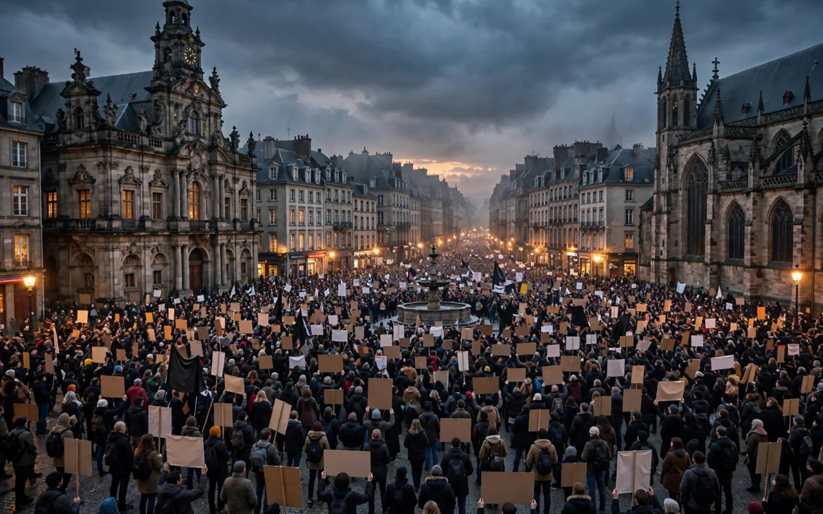 Thousands of protesters marching in Madrid over the eviction of an 87-year-old woman