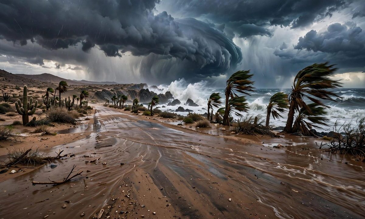 Ex-Hurricane Polo Floods US Southwest After Baja Landfall