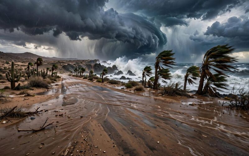 Ex-Hurricane Polo Floods US Southwest After Baja Landfall