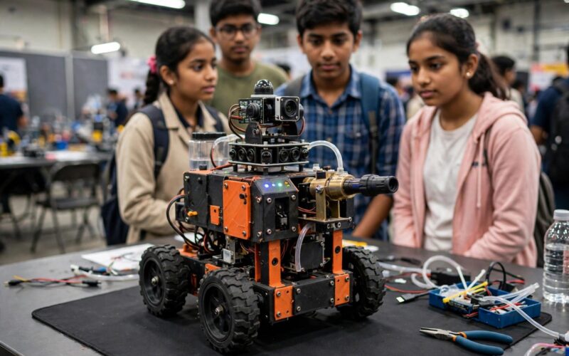 Hyderabad students' firefighting robot wins at World Robot Olympiad