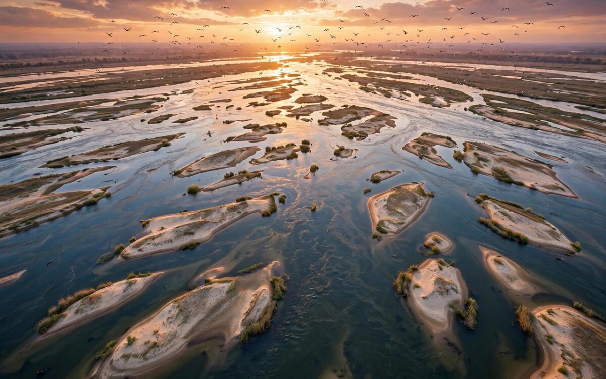 Dredged sand becomes seven wildlife islands in US