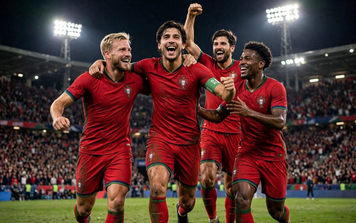 Bruno stars with two assists as Portugal sink Denmark 4-2
