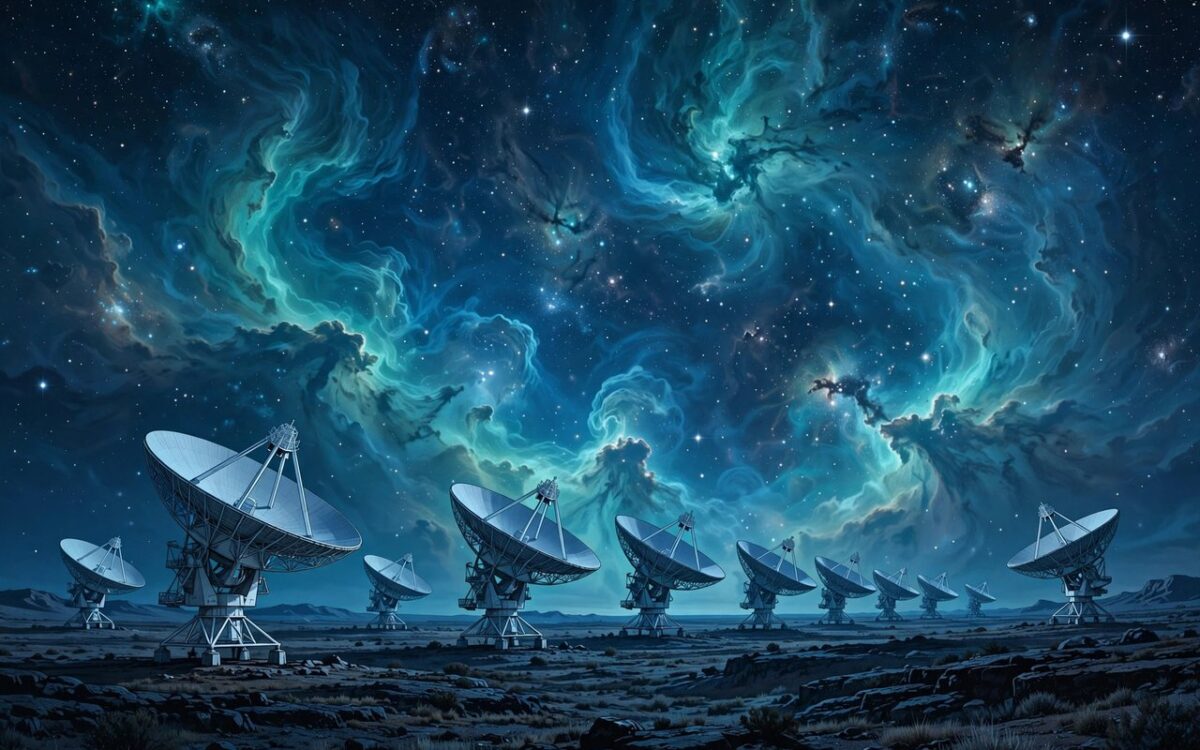Canadian telescope maps ancient hydrogen glow