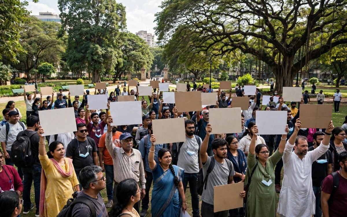 Dhruv Rathee, Prakash Raj Join CJP's Bengaluru Protest Over SIR