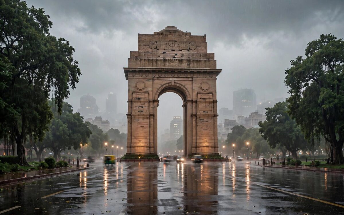 Light Rain Likely in Delhi Today as AQI Stays at 184