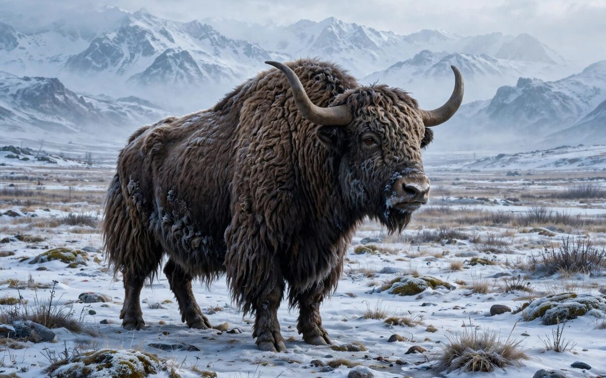 Extinct Ice-Age Bovine Found in Siberian Cave