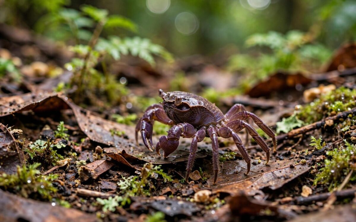 New purple-brown crab species found in Western Ghats