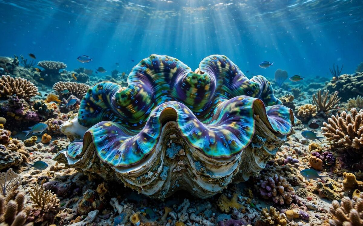 Giant clam shell holds 200-year Great Barrier Reef diary