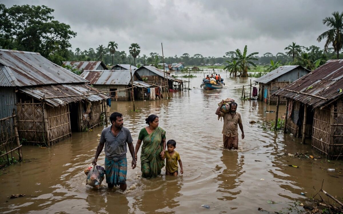 Bangladesh floods: at least 51 dead, over a million affected