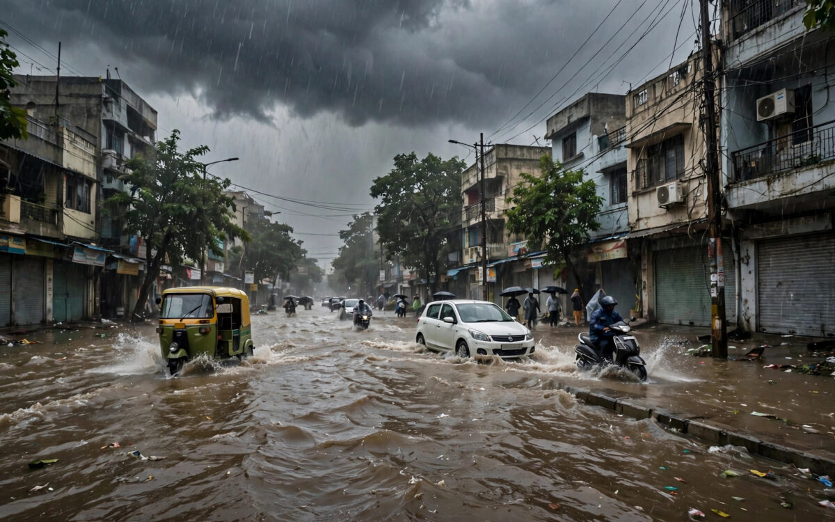 IMD warns of flash floods as heavy rain batters UP, Bihar