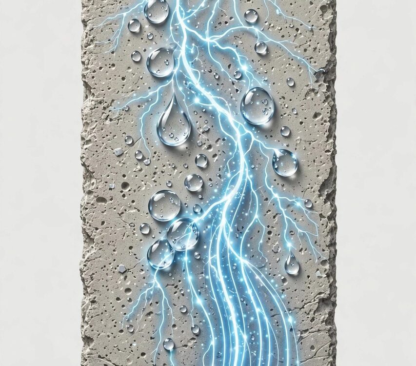 How the humidity wallpaper makes electricity